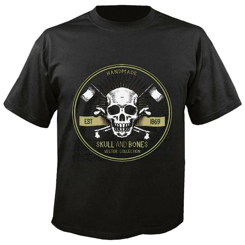 Shirt skulland bones skull - t-shirt,