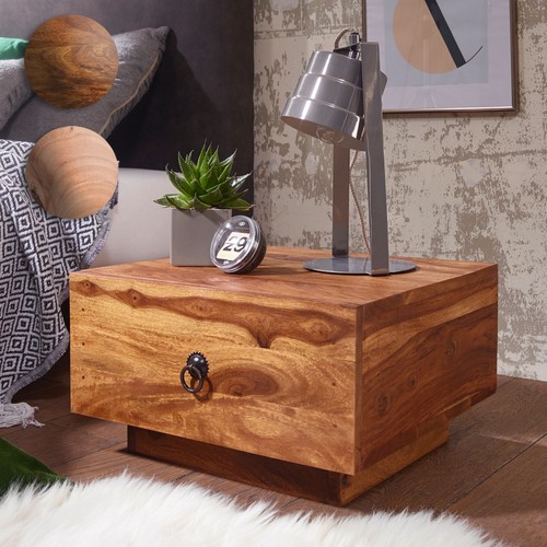 Finebuy nachttisch massiv - finebuy,