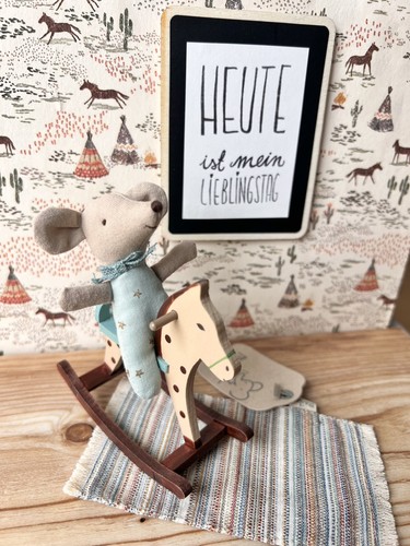 Maileg maus schaukelpferd - maileg,