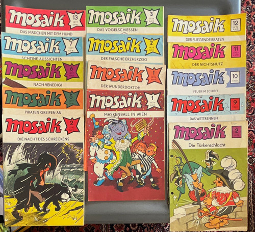 Mosaik konvolut 1970 - mosaik,