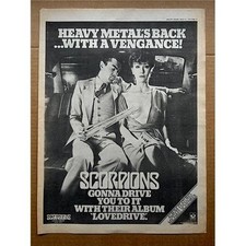 SCORPIONS LOVEDRIVE (D) POSTER