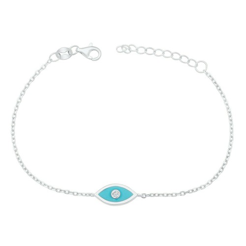 Blaue auge armband - armband, 925er