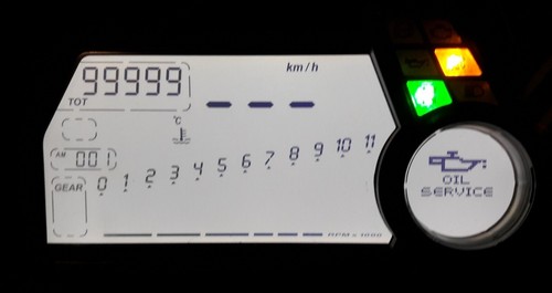 Korrektur tacho 99999 - korrektur, km