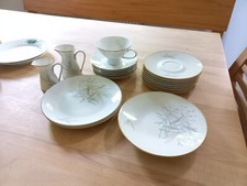 Service Set 20 Teile, Rosenthal Form 2000 Gräser, Alt