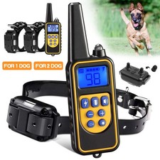 HUND AUSBILDUNG ERZIEHUNGSHALSBAND FERNBEDIENUNG TRAINING TON VIBRATION SCHOCK