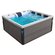 Whirlpool Swim Spa Outdoorpool AWT IN-407 eco Sterling Silver 200x200 cm
