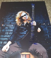 Dave Mustaine - Megadeth - Original Autogramm auf Foto - signed picture
