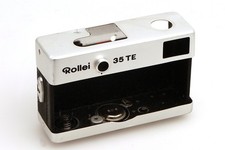 Original Rollei 35 TE Kamera Metall Oberkappe und Unterkappe mit Rückwand