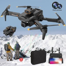 Mini Drohne mit 8K-HD Dual Kamera WiFi FPV RC Drone Faltbar Quadcopter Geschenke