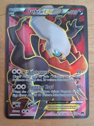 Pokemon darkrai 118 122 - darkrai, ex