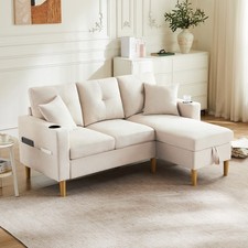 L-förmiges Sofa Ecksofa mit