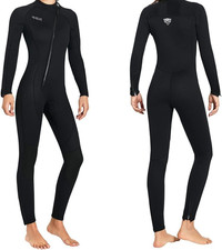 3MM Neoprenanzug Damen XXL, Neopren Lang Schutz vor Sonnenbrand, Thermal im kalt
