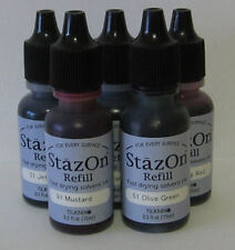 StazOn Stempeltinte Refill 15ml-Flasche Normalfarben