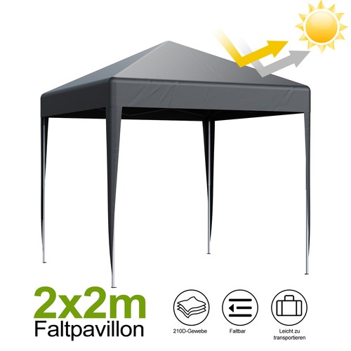 2x2m faltpavillon pop - 2x2m,