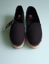 Tommy Jeans Espadrilles / Größe 42 / Schwarz / NEU / Hilfiger EN0EN01832