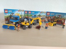 Lego City 60152 Straßenreiniger und Bagger Baustelle, Vollständig, top