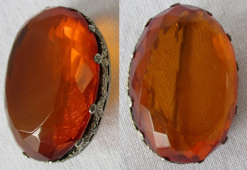 Elegante 800er silber brosche - 800er,