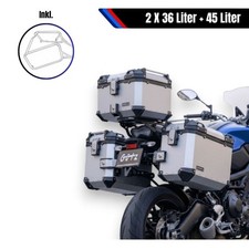 Alukofferset & Träger Silber