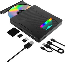 Externes Blu-Ray Laufwerk Blu-Ray Laufwerk DVD/Player Lesen/Schreiben Tragbar...