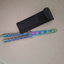 Balisong legales stumpfes Trainings-Messer Butterfly Trainer Übung Übungsmesser