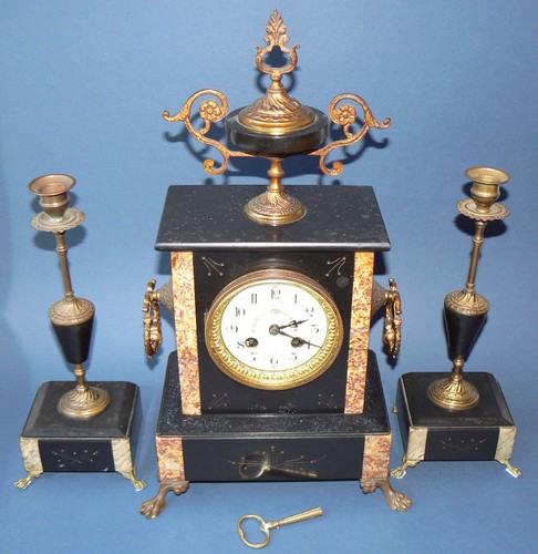 Marmor kaminuhr pendule - marmor,