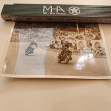 Original Foto BMW Rennmaschine