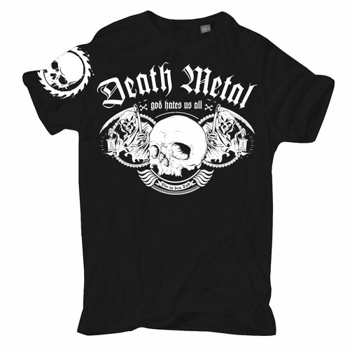 Herren men shirt death - herren, metal