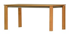 Teak Tisch Triton Edelstahl