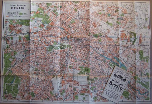 Silva stadtplan berlin 1936 - stadtplan,