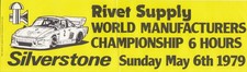 1979 SILVERSTONE 6 HOURS WCM