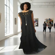 Sheego Damen Abendkleid