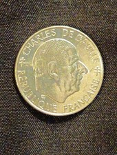 Frankreich 1 Franc,30.Jahrestag der 5. Republik 1988,Charles de Gaulle,Sammler