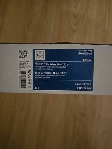 Jung schuko steckdose 16a 250v - schuko,