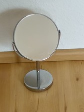 Miomare Kosmetikspiegel 5-fach Vergrößerung schwenkbar silber