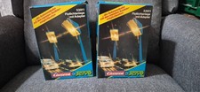 4 Carrera Servo 140 Flutlichter blau 53911 2x2 Stück inkl. 3 Adapter