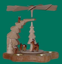 Wandpyramide natur Rehe