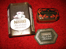 2 x alte Blechdosen , Nestle feinste heiße Schokolade , Meßmer-Tee