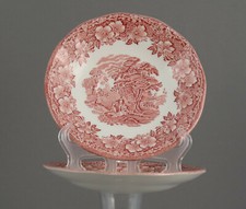 Enoch Wedgwood "Woodland" Teile zur Wahl teller tasse rot england keramik platte