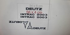 Aufkleberset Deutz Intrac 2003