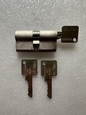 Ikon Schließzylinder, Doppelzylinder, mit 3 Schlüssel, Edelstahl