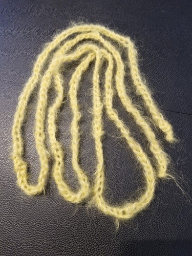 Langhaar mohair kordel seil - langhaar,