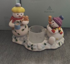 PartyLite Votivkerzenhalter "Schneekinder"  P7869