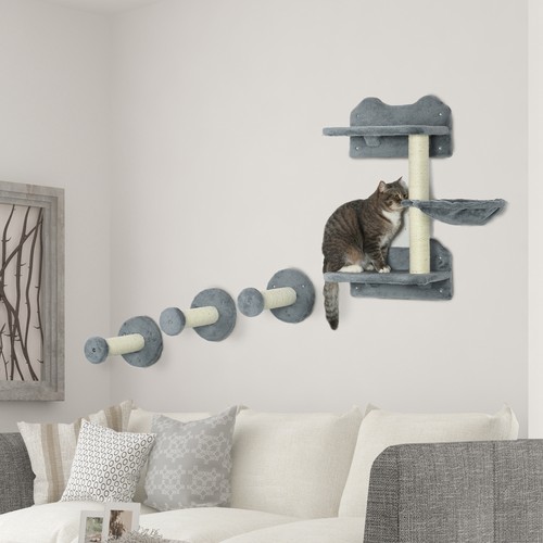 Pawhut katzen kletterwand - pawhut,