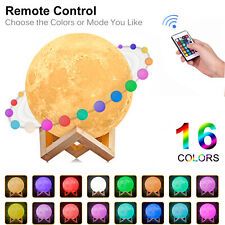 LED Mondlicht Mond Lampe 3D