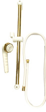 Duschset Brauseset Handbrause Duschstange  weiss weiß gold