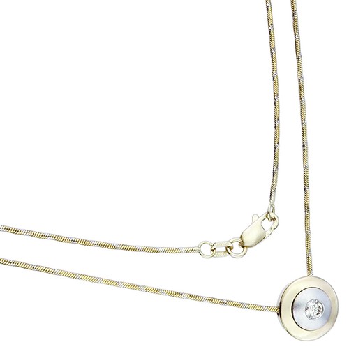 Kette mit anhänger - mit, brillant