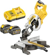 DeWALT DCS777T2 Akku Paneelsäge Kappsäge Gehrungssäge 216mm 54V FlexVolt 6Ah
