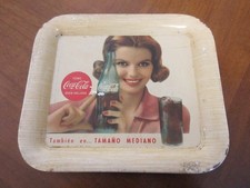 Altes Coca-Cola Tablett aus Argentinien Argentina 60s tray 