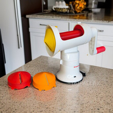 TUPPERWARE D209 PROFI-CHEF SPIRALWERK KÜCHENMASCHINE ROT WEISS