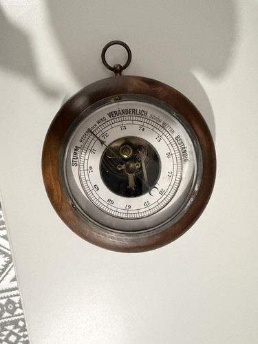 Rundes analoges barometer - analoges,